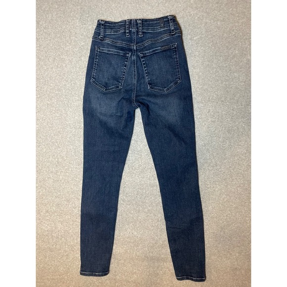 Seven For All Mankind Skinny Jeans Womens 25 Button Fly High‎ Rise - Picture 2 of 12